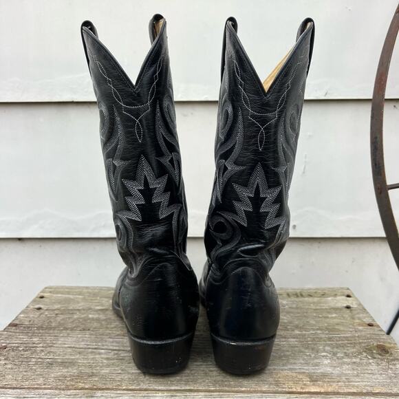 Dan Post 11 1/2 EW Mignon Black Round Toe Cowboy Western Boots DP2110R - Picture 5 of 11